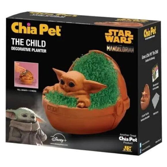 Star Wars Mandalorian Chia Pet Planter - Picture 1 of 3